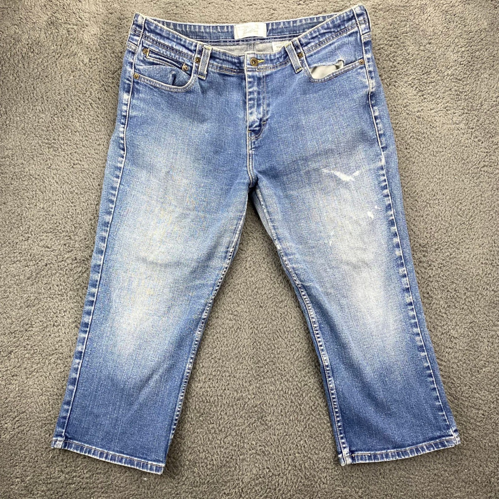 Womens Size 16 Stretch Denim Blue