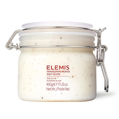 Frangipani Monoi Salt Glow 490G, Tropical Body Scrub to Exfoliate & Hydrate for