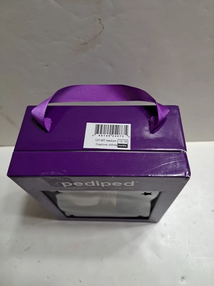 Zapatos Pediped Niñas 127-WT Medianos Daphne Blancos 12-18 Meses Foto 2 de 4