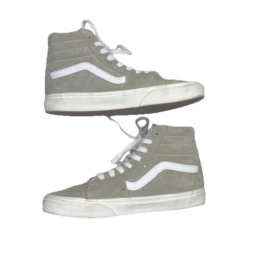 Uomo taglia 6 5 VANS Sk8 camoscio alto di maiale grigio muschio