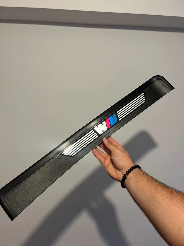 Conjunto de placas protetoras de tampa de soleira de porta 4 peças para BMW E39 96-03 M5 - Imagem 2 de 4