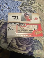 2002 Fleer Authentix Auto David Espinosa AA-DE  RIPPED