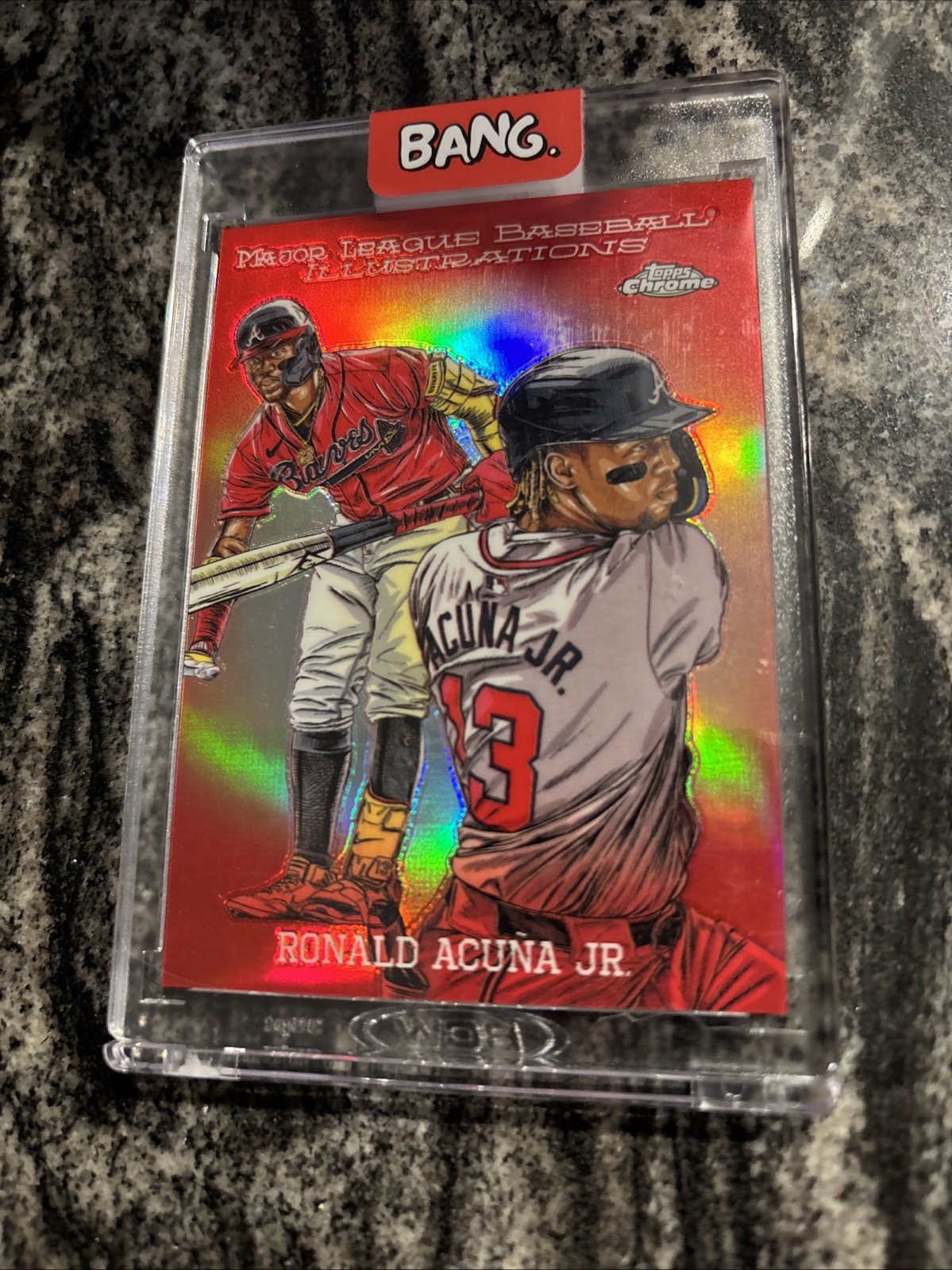 2024 Topps Chrome Update Ronald Acuna Jr. Major League Illustrations