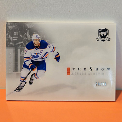Upper Deck 23-24 The Cup The Show White Connor McDavid Oilers #SW-CM /99