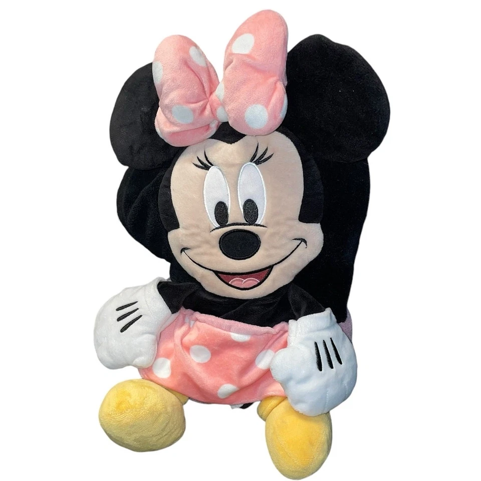 Manta Almohada Minnie Mouse Parques Disney Peluche Animal 3D 35" x 48" Foto 2 de 4