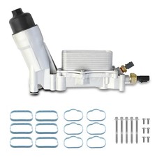 For 11-16 Chrysler Dodge Jeep Ram 3.6l Aluminum Engine Oil Cooler Filter Housing For 11-16 Chrysler Dodge Jeep Ram 3.6l Aluminum Engine Oil Cooler Filter Housing