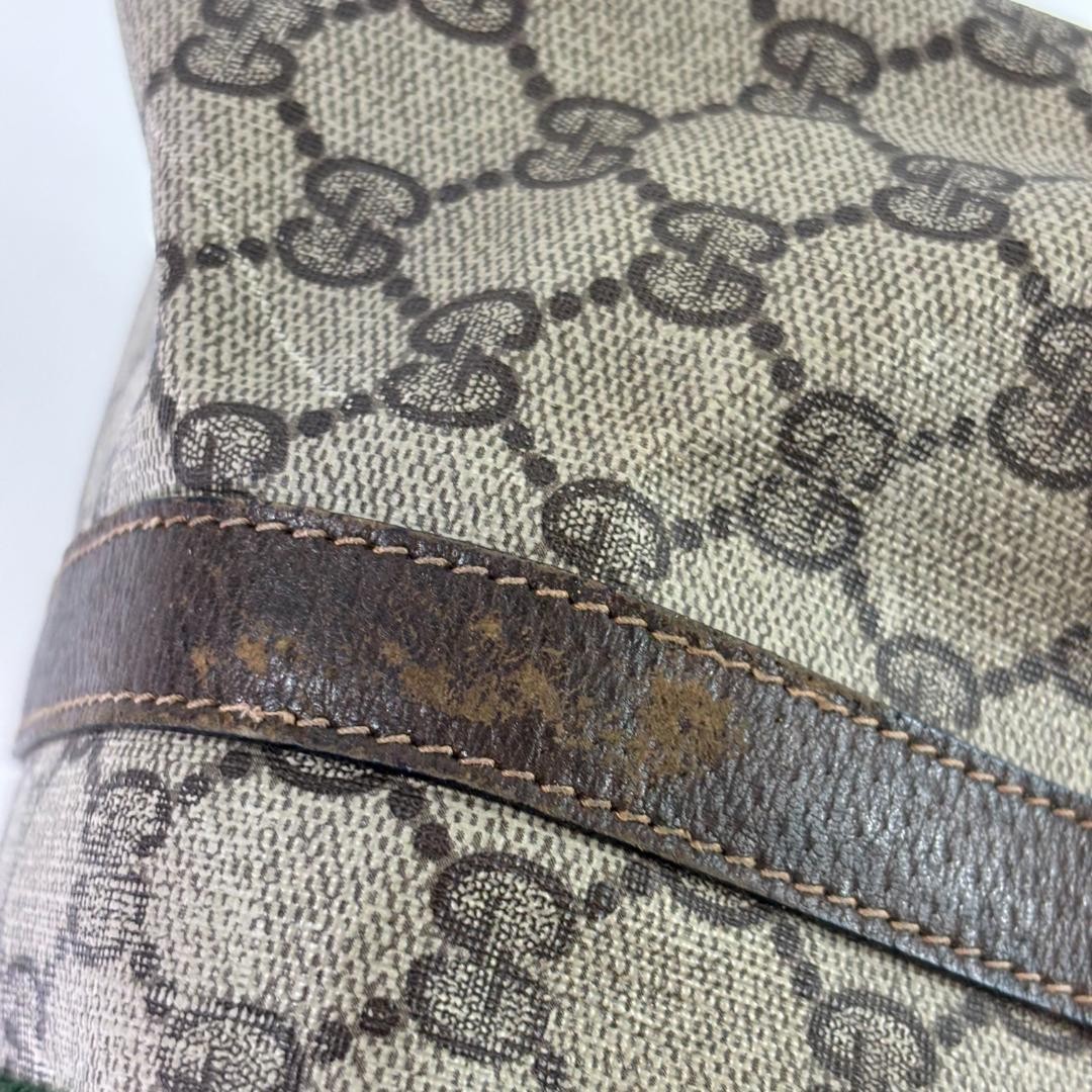 GUCCI  Old  GG Pattern Boston Bag — image 15