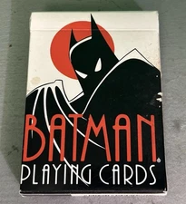 BATMAN The Animated Series Playing Cards Vintage 1992 open box/unused DC Comics