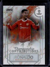 2021 Stadium Club Chrome Cristiano Ronaldo Championship Contributions #CC-CR