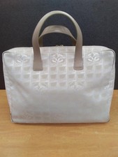 CHANEL Travel Line Briefcase Business Bag Document Case Vintage Classic