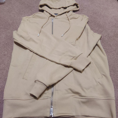 Tシャツ・カットソー DIESEL Men Sweatshirt Beige A18195007AU 9DU Diesel Men's Hoodie XL Beige Thick Fabric Unique Zip Style