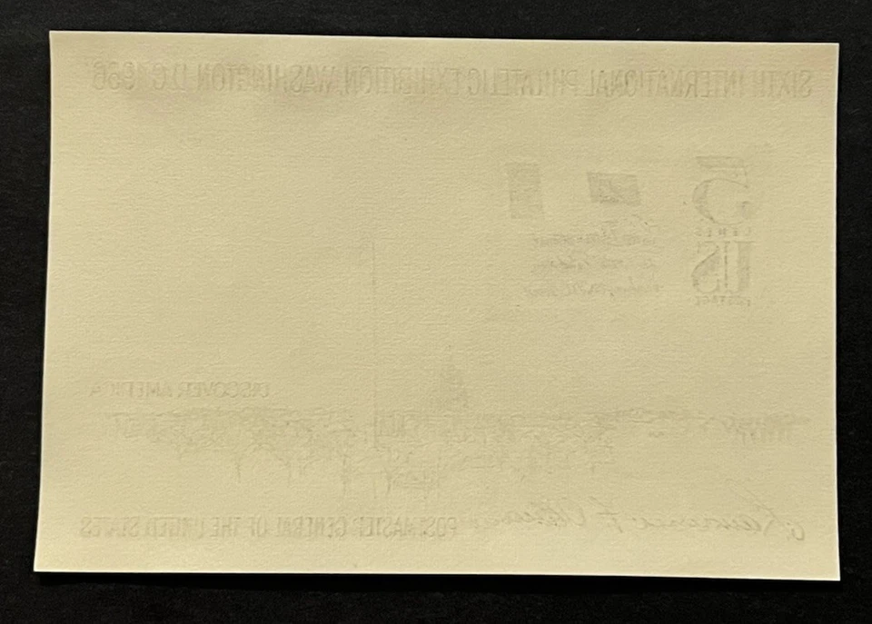 Travelstamps: US Stamps Scott #1311 Souvenir 1966 SIPEX 5c Souvenir Sheet MNH OG - Image 3 of 4