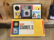 Kodak Brownie Starmite II Vintage Film Camera Outfit with Flash Bulbs