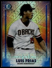 2021 Bowman Chrome #DG-4 Luis Frias Dawn of Glory Mojo Refractor Blue #/150
