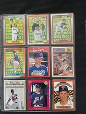Nolan Ryan Collection 3 1/2 Sheets Of Excellent Condition Nolan Ryan  Cards