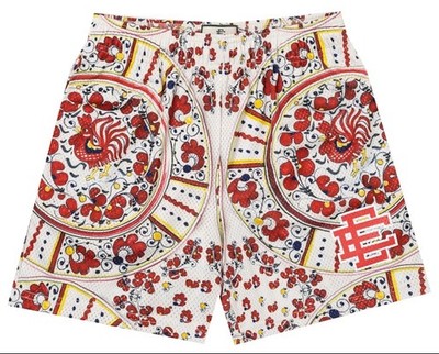 [EE000081] MENS ERIC EMANUEL EE BASIC SHORT ROOSTER WHITE FW22