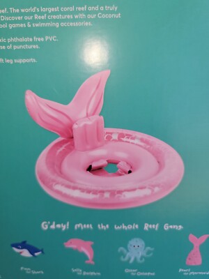 SUNNYLIFE Baby Mermaid Pool Water Float 12-24 Months Baby