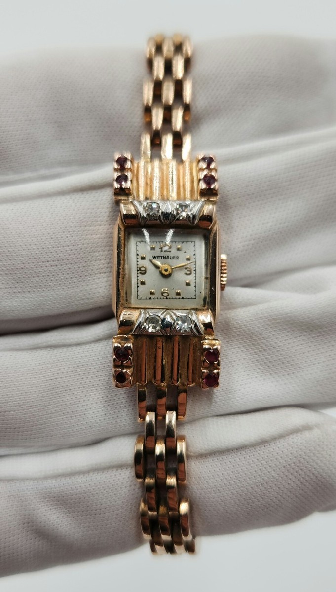 WITTNAUER ウィットナー　腕時計　14K GOLD刻印　25ア318 WITTNAUER ウィットナー 腕時計 14K GOLD刻印 25ア318