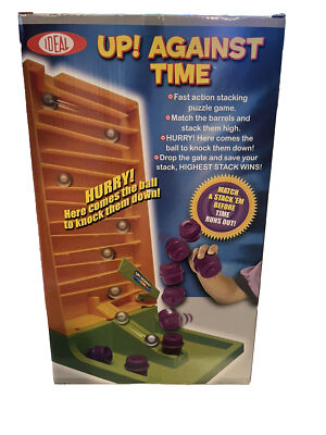 UP AGAINST TIME GAME Ideal Toys COMPLETE IN BOX!