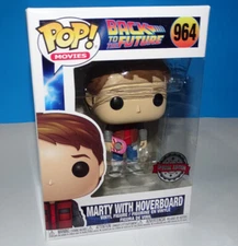 #964 Marty with Hoverboard Back to the Future Movies Funko Pop in Protector