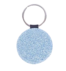 Circle Leather keyring - Picture 4 of 7