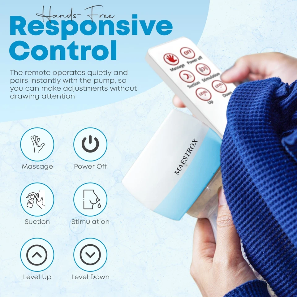 2pcs Electric Breast Pump with Complete KIT, 3 Modes, 30 Levels  & Long Battery - Image 3 of 4