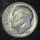 1963 D Roosevelt Dime 90% Silver 17