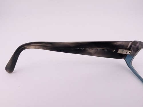 Prada Eyeglasses Frames Only, VPR22M, 53-16-135, RY0-1O1, Gray/B, Made in Italy - Picture 12 of 14
