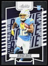 2023 Panini Absolute Retail Derius Davis #196 Rookie RC Los Angeles Chargers