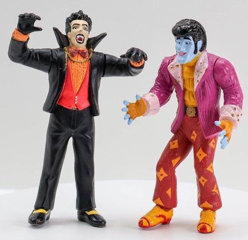 Big Bad Beetleborgs Flabber & Count Fangula 5" Action Figures Bandai 1997