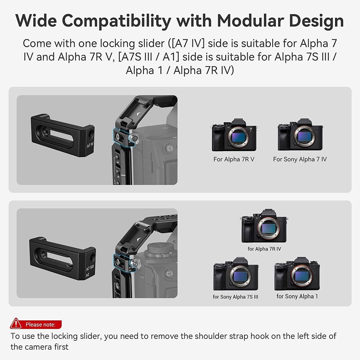 Smallrig HawkLock a7iv a7siii a7rv a7riv Smallrig Sony A7riv Accessories Smallrig Hawklock Quick Release Cage For  Sony A7r V A7