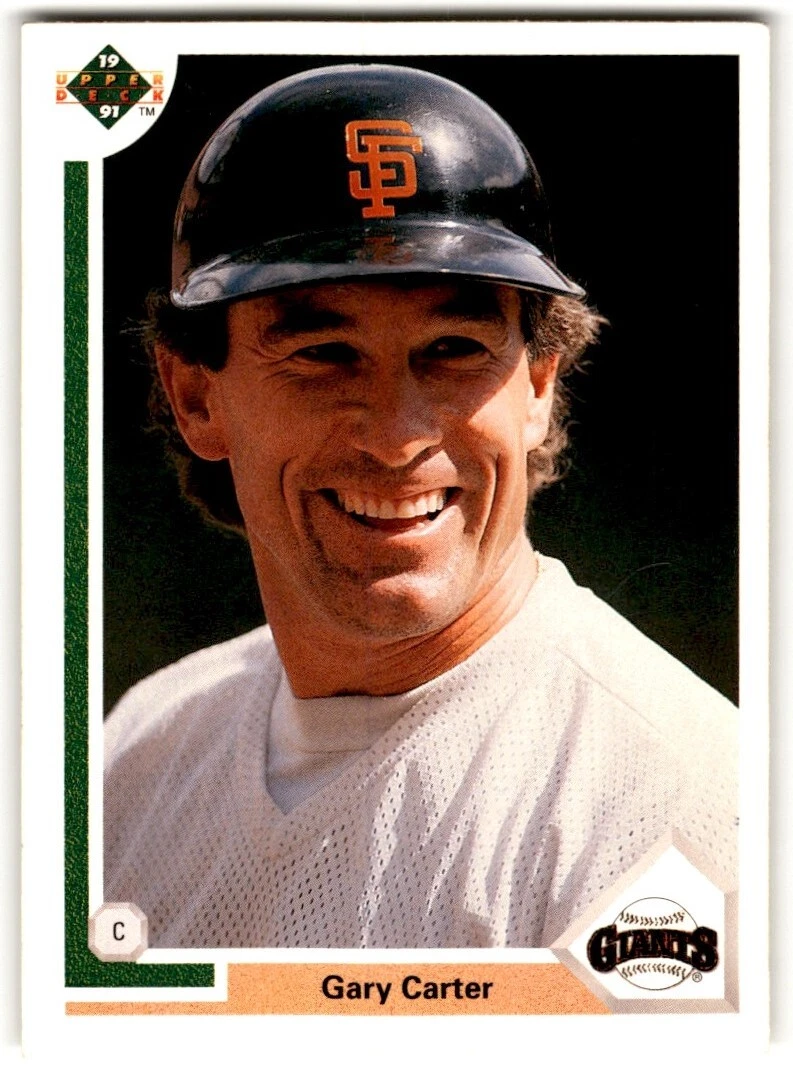 1991 Upper Deck Gary Carter #176 San Francisco Giants