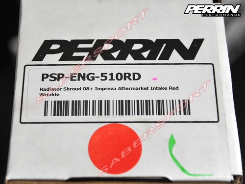 Subaru, funda de radiador rojo Perrin para Subaru WRX STi 2008-2014/08-11 Impreza - Imagen 3 de 7
