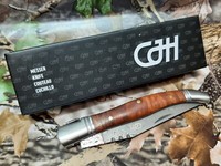 Sehr Edles Cjh Taschenmesser - Damastklinge - Quittenholz- Neu - ART000130