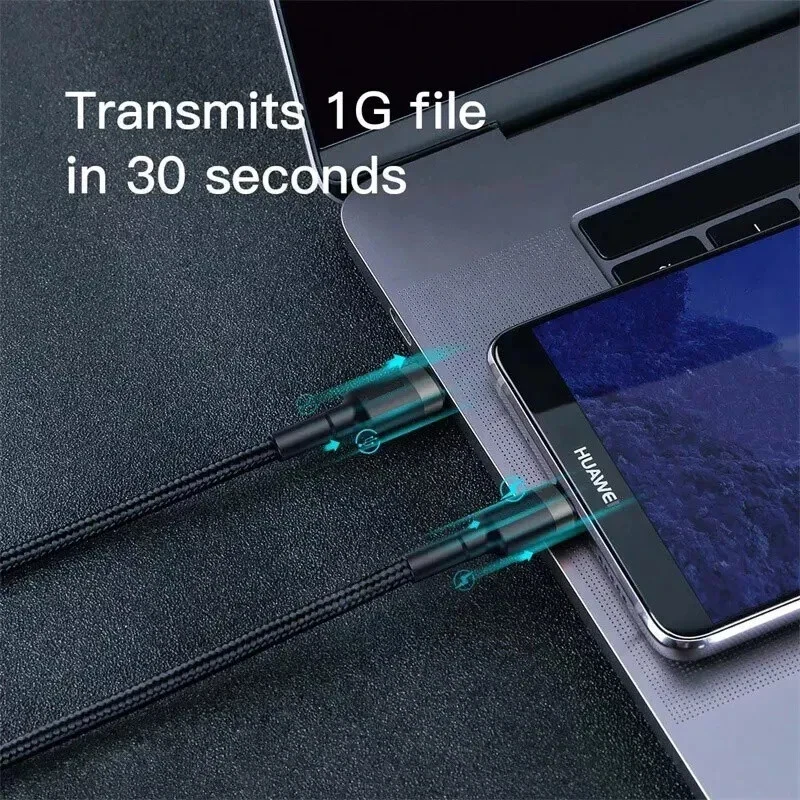 2X AlONE Type C to USB C Cable PD 100W Fast Charge Anti Tangle Lead 3M Samsung - Image 4 of 4