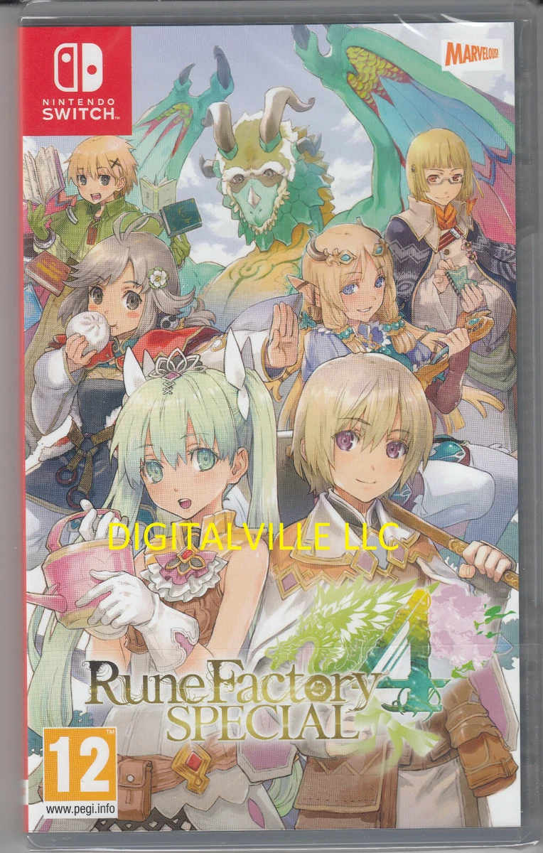 Rune factory on sale 4 special switch
