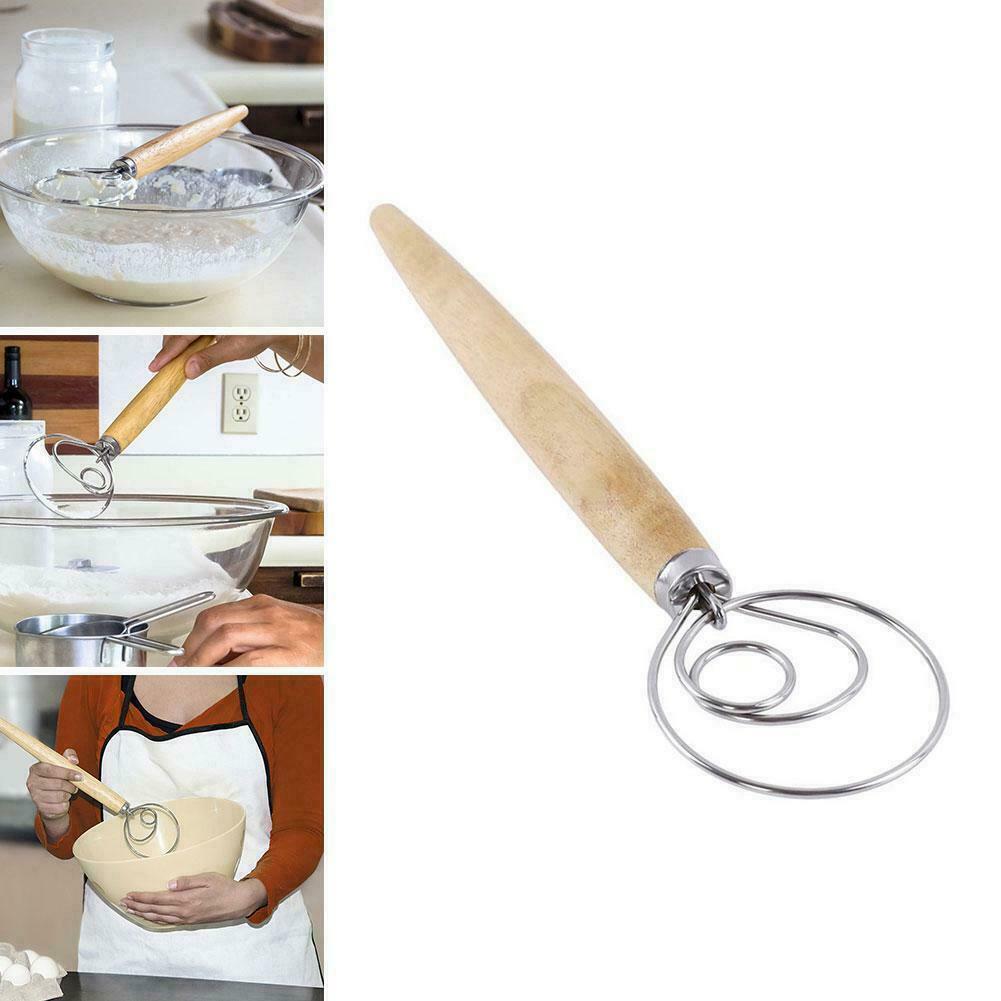 The Original Danish Dough Whisk LARGE Steel Dutch Whisk Kitchen Tool