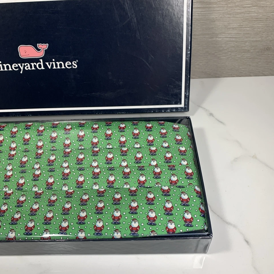 Traje de Vestido Formal de Boda Martha's Vineyard Vines Cummerbund Verde Santa Tux Foto 4 de 4