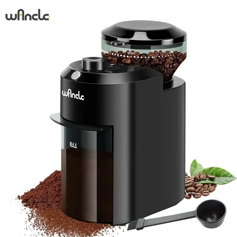 Electric Coffee Bean Grinder Nut Seed Grind Spice Crusher Mill Blender /Black UK