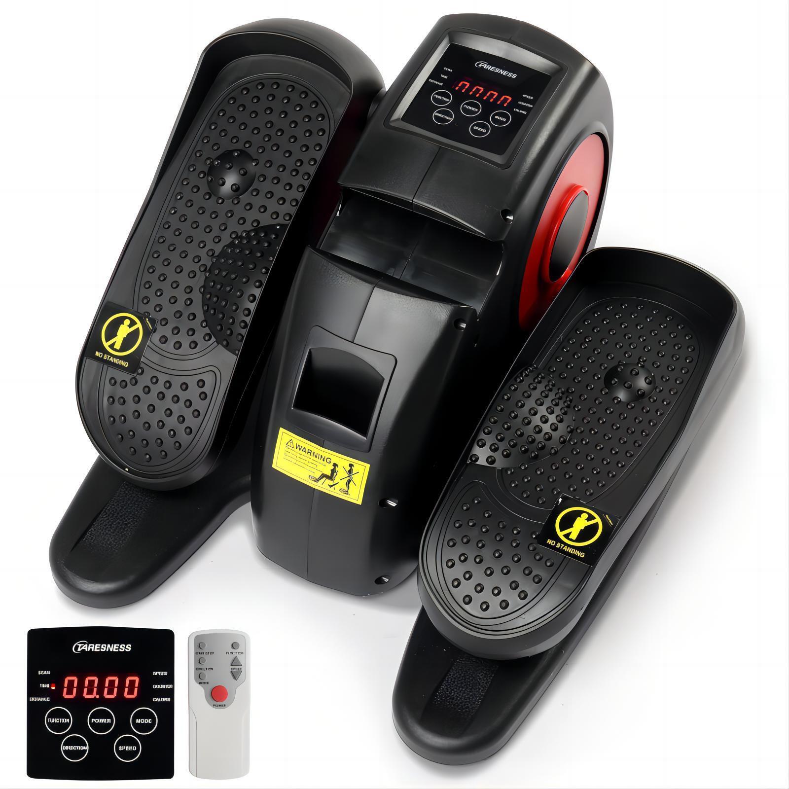 LCD Pedal Exerciser Mini Elliptical Trainer Under Desk Elliptical Machine