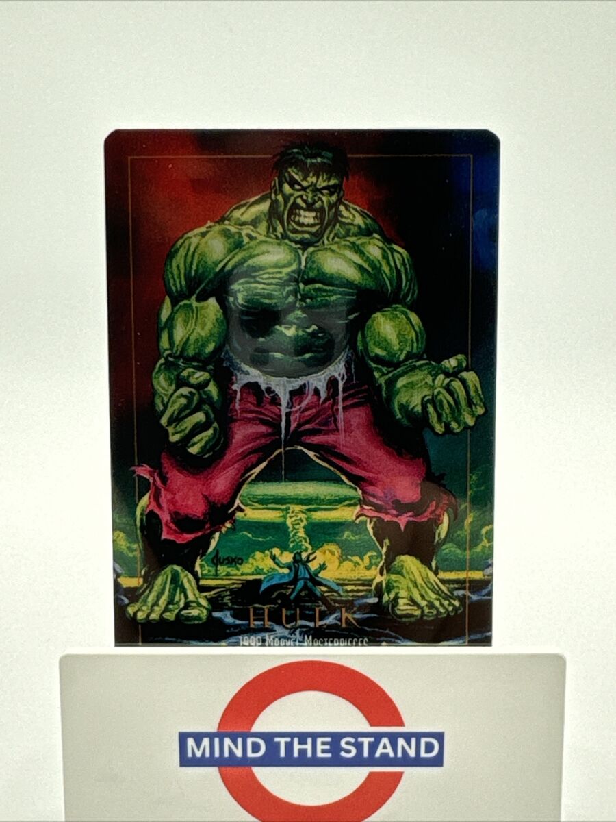 2023 1992 Marvel Masterpieces Metal Hulk Card FPG Jusko 2023 1992 Marvel Masterpieces Metal Hulk Card FPG Jusko