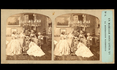 Photo Stéréo Vintage Plymouth Digue Angleterre Vers 1870 - Tirage D'époque 10,5x18 Cm