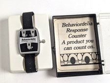 Vintage Behaviordelia Response Counter Wrist Tally Clicker Psychology w/ Case