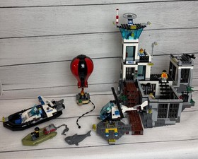 LEGO City 60130 Prison Island Retired Set w/ Original Box & Manuals RARE