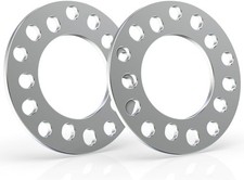 MZS Wheel Spacers, 1/4" 6mm 5 Lug-M12-98/100/108/110/112/114.3/115-2 Pieces