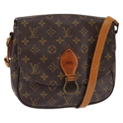 LOUIS VUITTON Monogram Saint Cloud GM Shoulder Bag M51242 LV Auth 145303