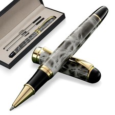 Luxury Ballpoint Pens Black Ink 0.5mm Medium Point Work Pen Smooth Writing,El...