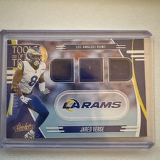 2025 ABSOLUTE  FOOTBALL JARED VERSE TOOLS OF THE TRADE 3 PATCH /199 RAMS