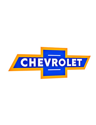 Chevrolet cars and trucks sign stickers Vintage Repica In 4 Sizes