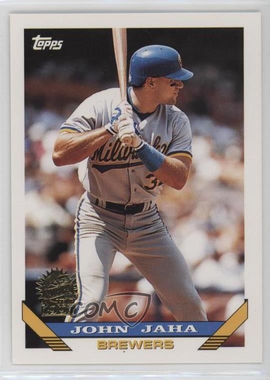 1993 Topps Inaugural Florida Marlins John Jaha #181 8d2